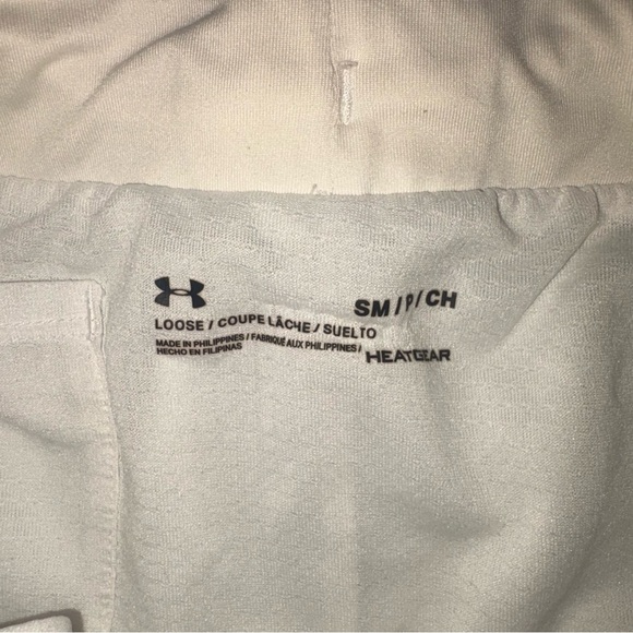 Under Armour Women's White Athletic Running Shorts - Size S - Picture 2 of 3